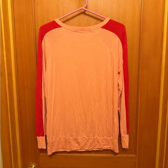 Love Kuza Pink and Red Heart Long Sleeve Top NWOT LAST CHANCE! - Picture 2 of 9